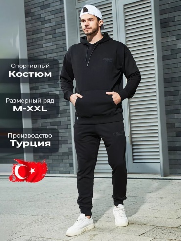 Спортивный костюм STEVE COOPER черный