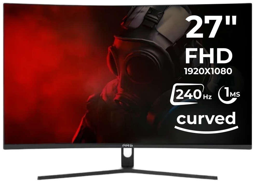 Монитор 27" ARG M27J4C2795 Curved черный