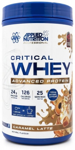 Протеин Applied Nutrition Critical Whey Protein карамель, кофе 825 г