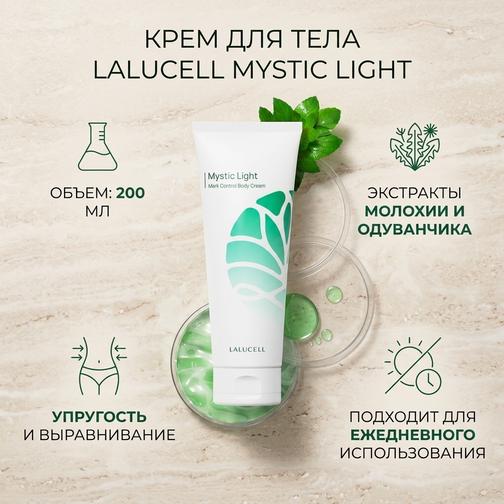 Lalucell Mystic Light крем для тела 200 мл