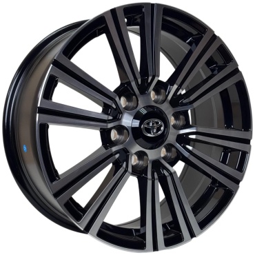 Wheels 12227DD 7.5x18/6x139.7 D95.1 ET40 4 диска черный, хром