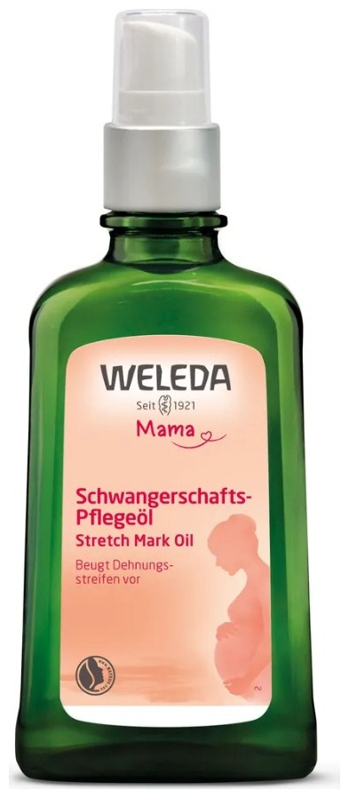 Weleda Mama для профилактики растяжек масло для тела 100 мл