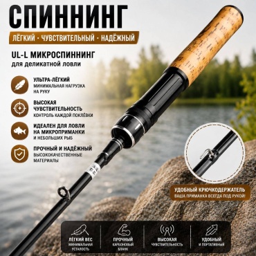 Рыбалка с Михалычем SPmik-1.65 спиннинговое 1.65 м