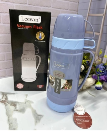Классический термос Leevan 677.1.0 1 л голубой