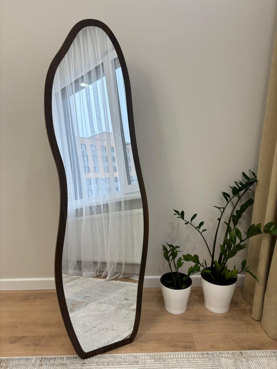 Зеркало настенное, напольное фигурная 42x160 см