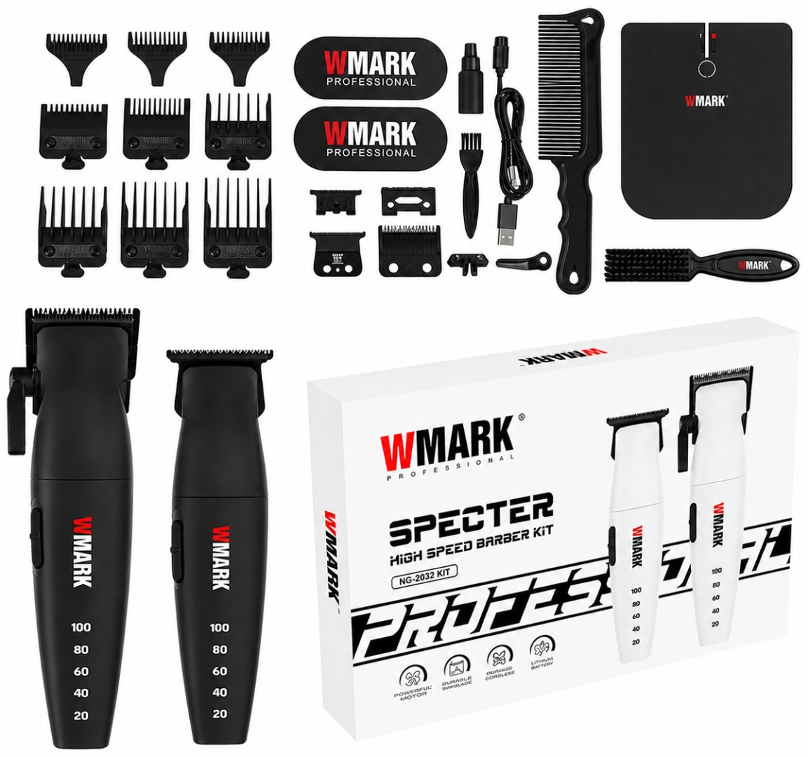 WMARK набор для стрижки Specter black NG-8632 черный