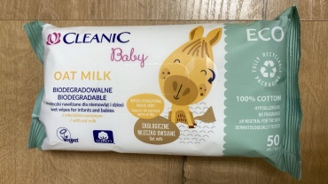 Влажные салфетки CLEANIC CLEANIC BABY ECO OAT MILK 50 ШТ ДЕТСКИЕ ВЛАЖНЫЕ САЛФЕТКИ 50 шт