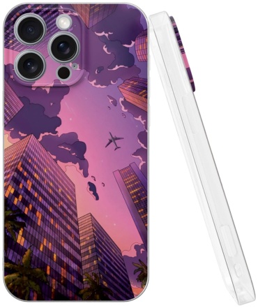 Чехол Mcover для Apple iPhone 16 Pro Max рисунок