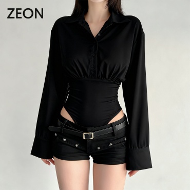 Боди-рубашка ZEON черный