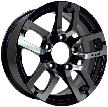 Wheels 076800DD 6.5x16/5x139.7 D98 ET40 4 диска черный, хром