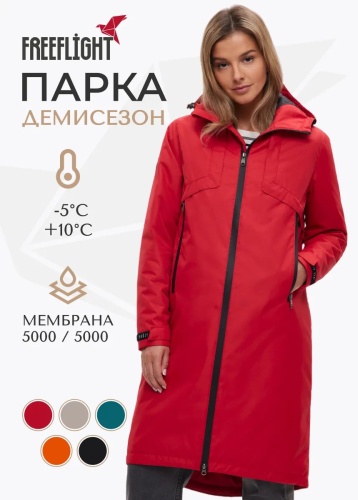 Демисезонная куртка красный