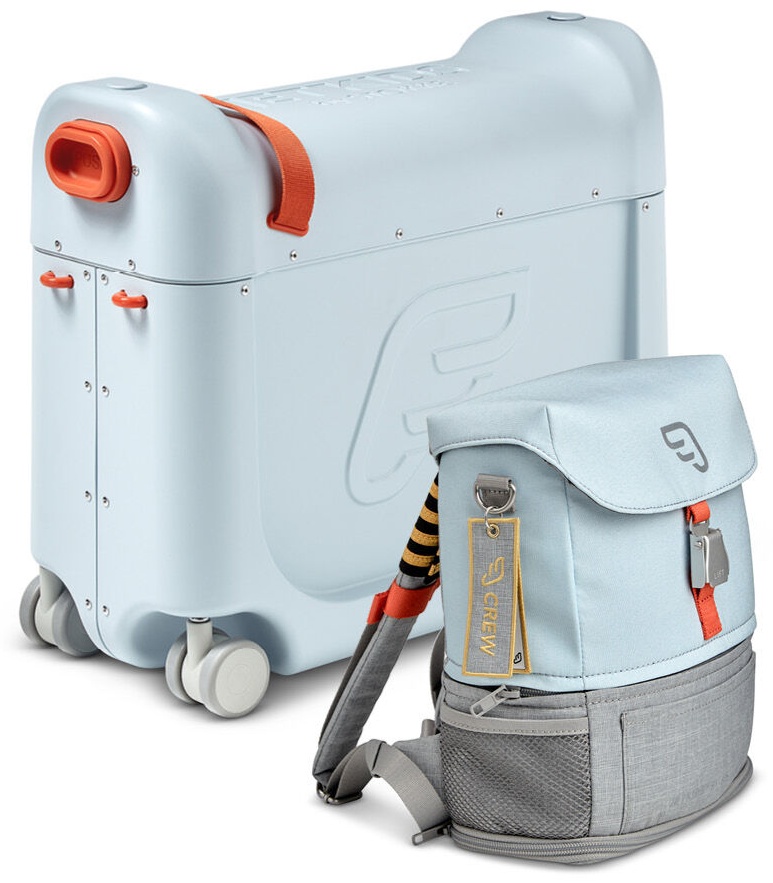 Чемодан-рюкзак Stokke JetKids Travel пластик 26 л голубой