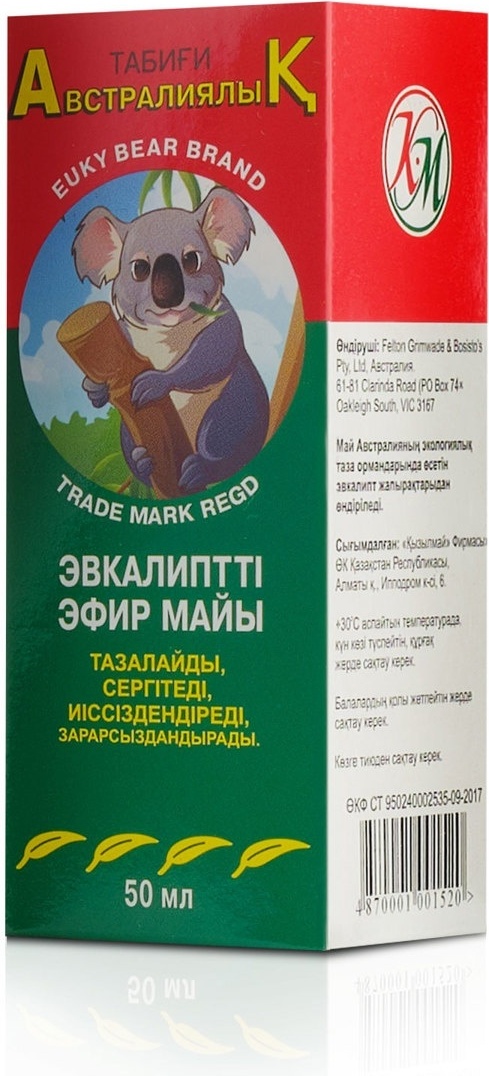 Euky Bear эфирное масло Эфирное масло эвкалипт эвкалипт 50 мл