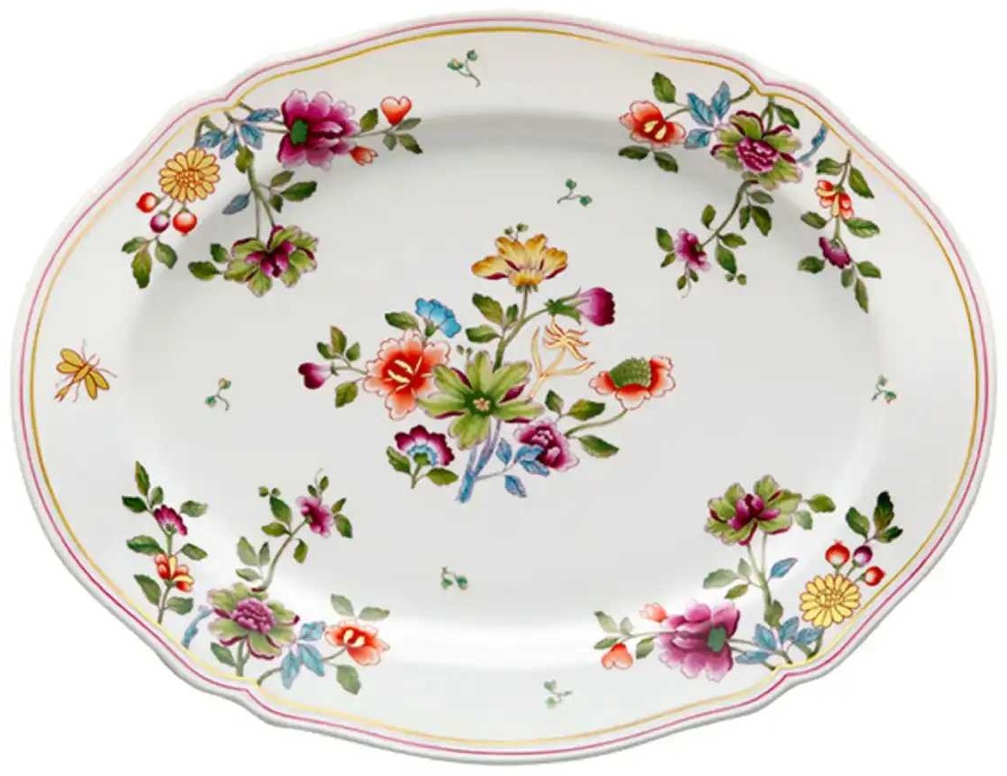 Блюдо Ginori 1735 Oriente Italiano 34х26.4 см, фарфор, 1 шт