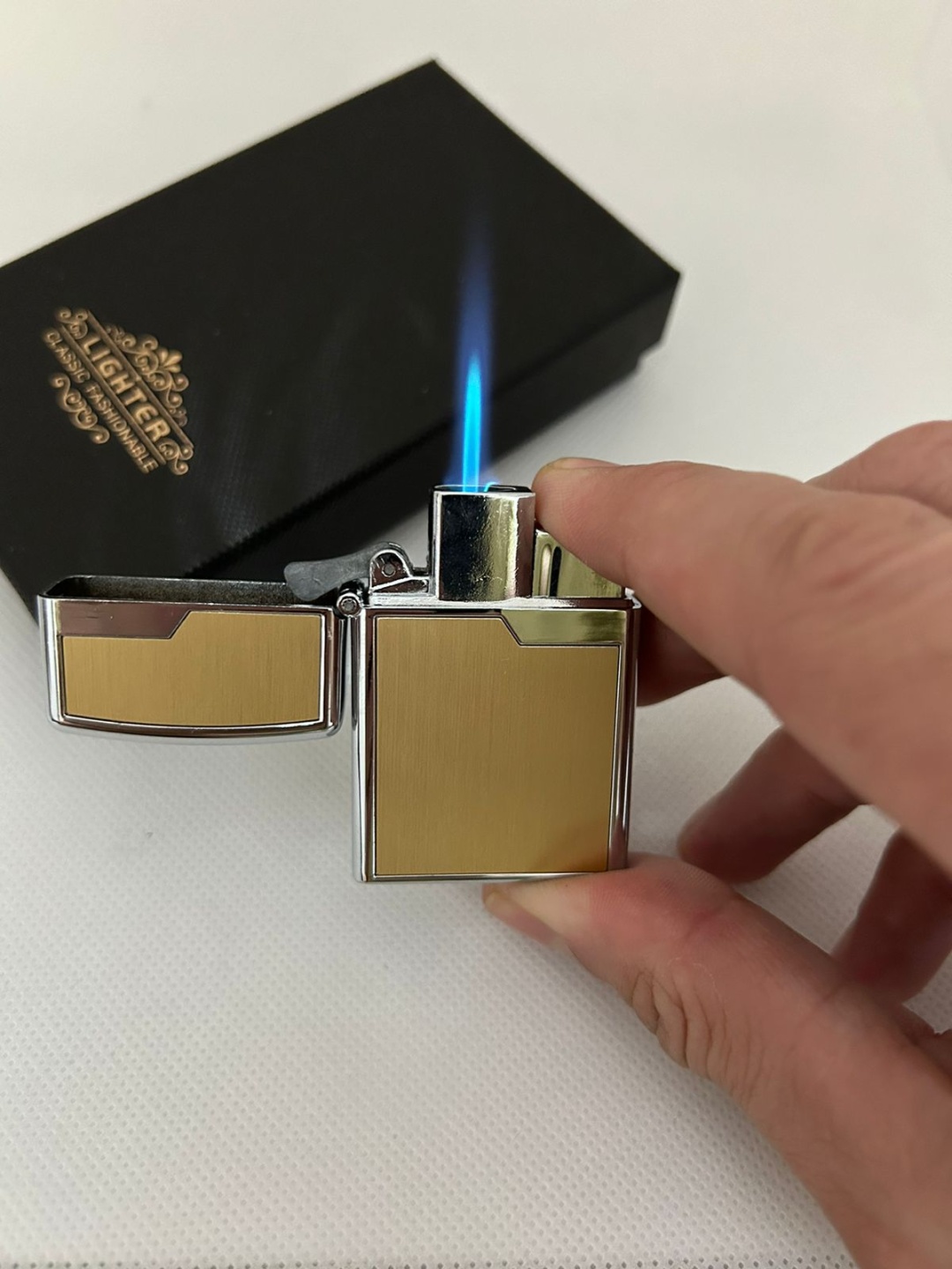 Газовая зажигалка 007 ALA, ABS пластик, металлический сплав