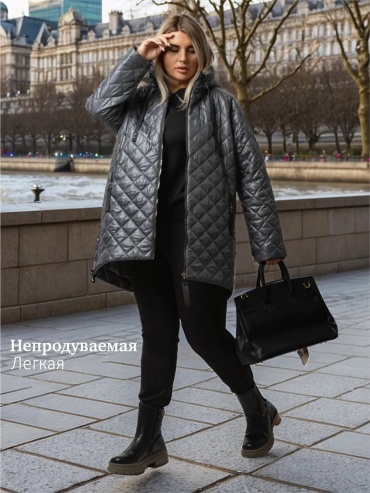 Зимняя куртка серый