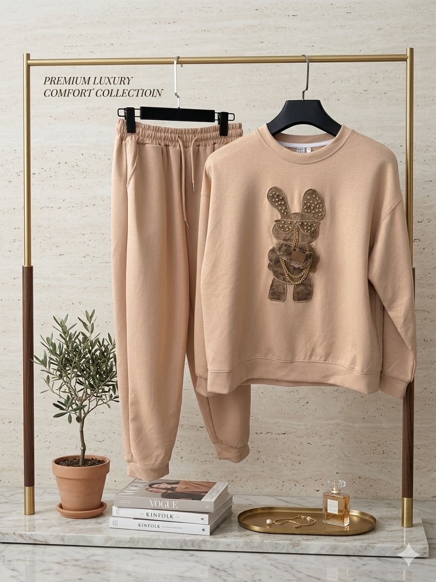 Спортивный костюм FASHION темно-бежевый
