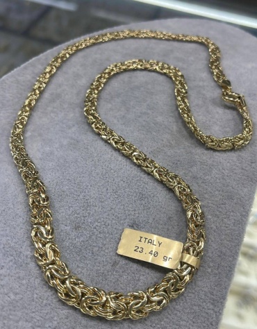 DARI GOLD 28838 длина 55 см, вес 23.4 г золото, плетение византийское