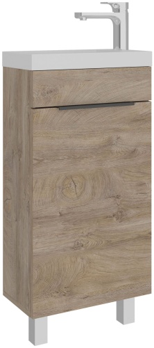 Тумба с раковиной AVK ТР 1 дверь 400 Кира, 40x70x20 см, светло-коричневый