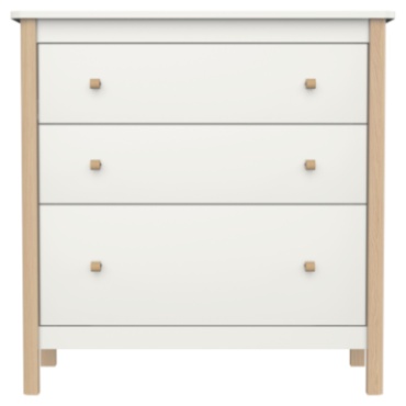 Детский комод Ellipse Classic, 91x49x92 см, бежевый