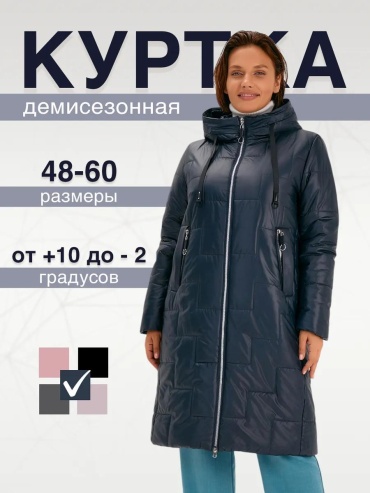 Демисезонная куртка синий