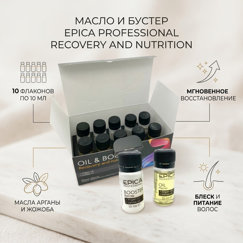 EPICA Professional Oil and Booster масло 10 шт по 10 мл