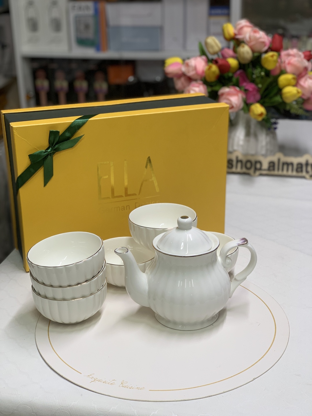 Сервиз на 6 персон SAYA SHOP , предметов: 7, чайный, керамика
