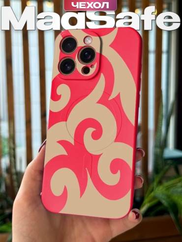 Чехол для Apple iPhone 16 Pro Max красный