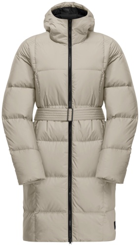 Пуховик Jack Wolfskin бежевый