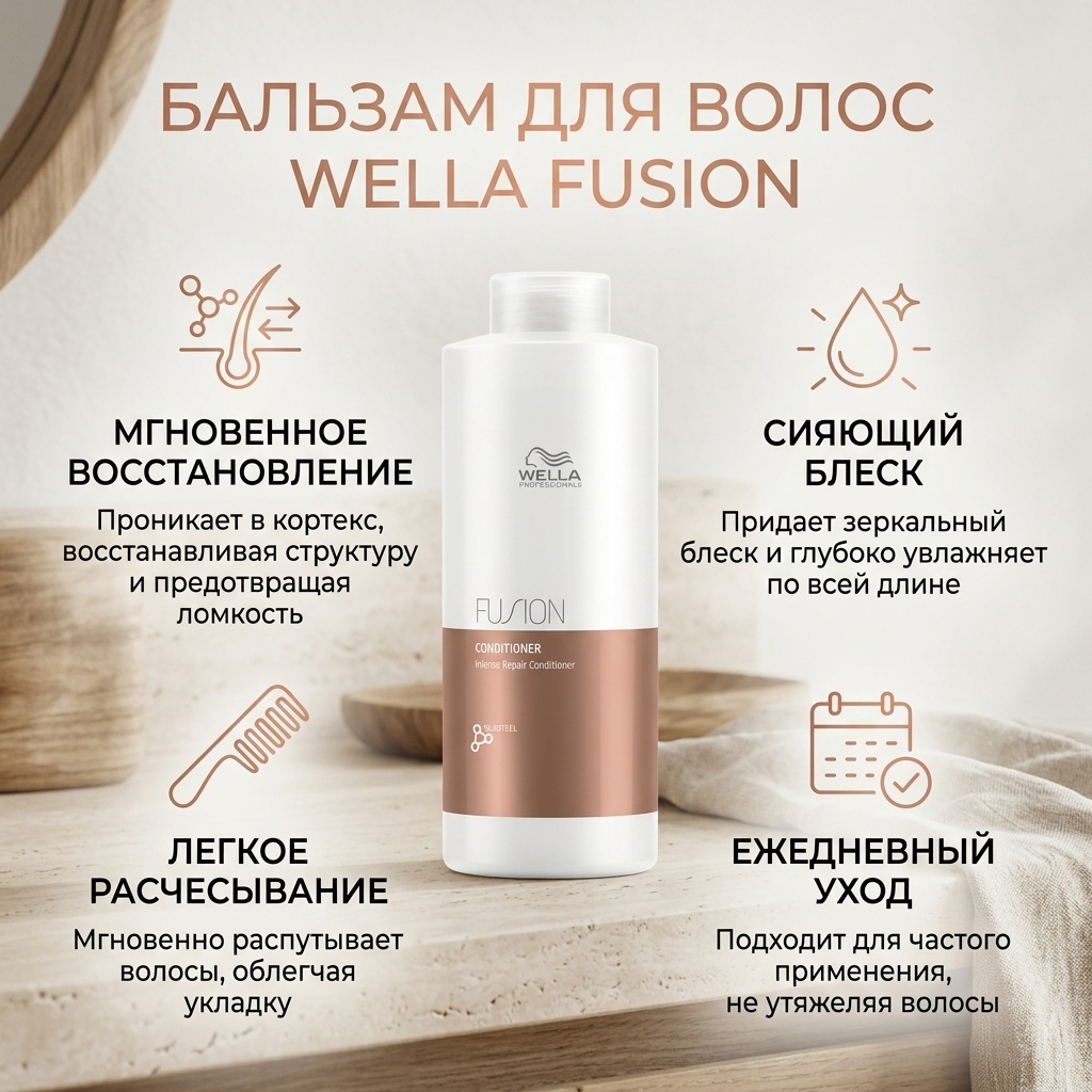 WELLA бальзам Intense Repair Conditioner 1000 мл