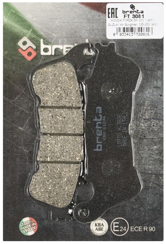 Brenta тормозные колодки FT3081