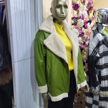 Дубленка LEFON зеленый
