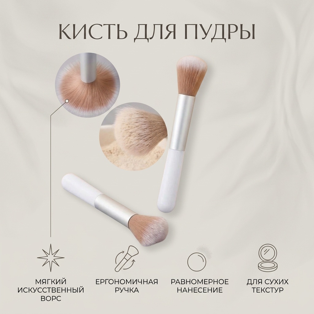 Кисть для пудры 1