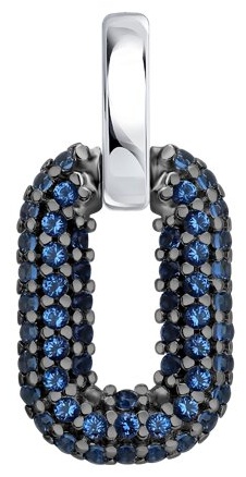 Подвеска Zlato 478СР94033398С1 вес 1.8 г серебро, фианит