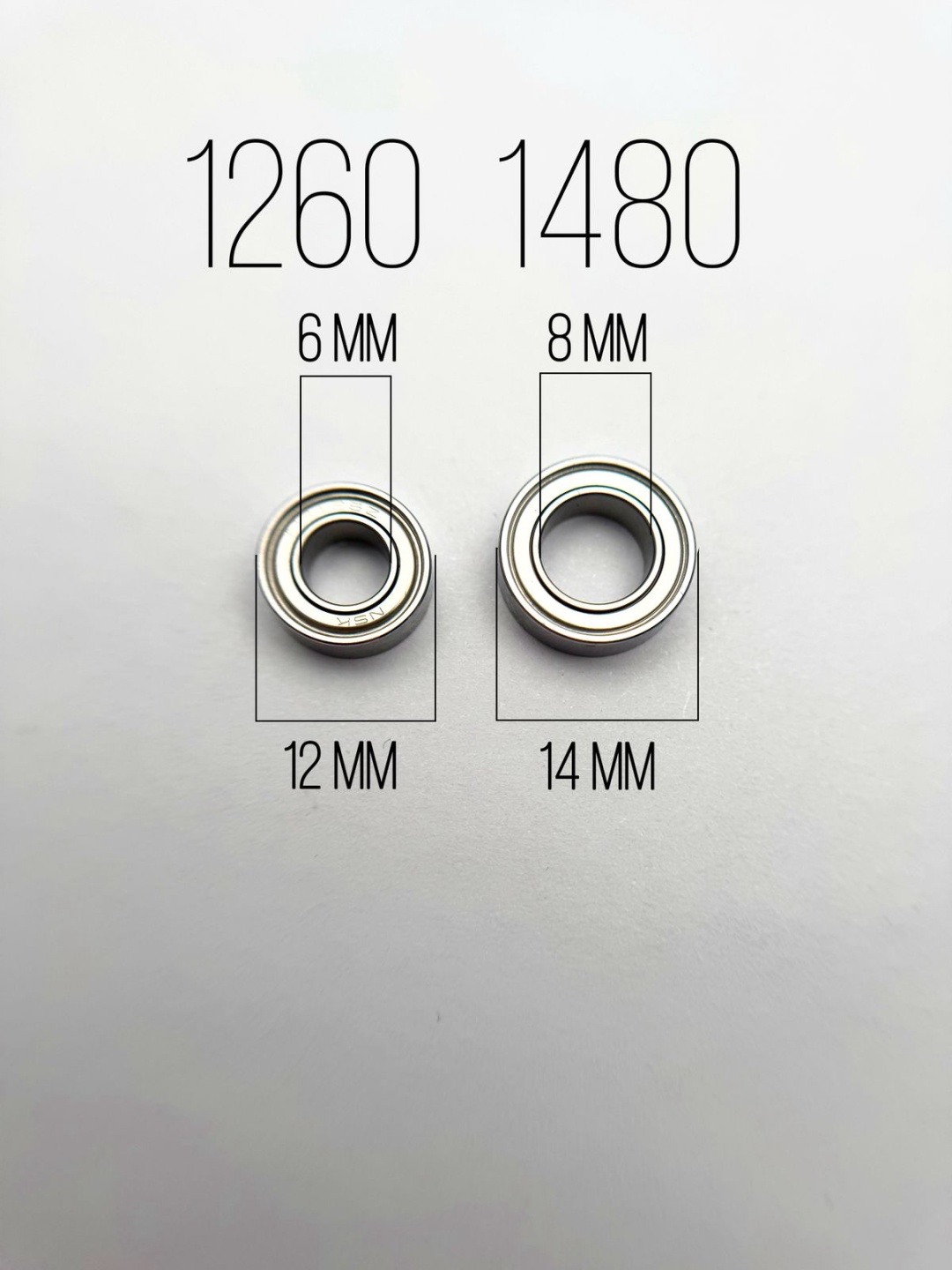 STRONG подшипники 1260 и 1480 2 шт