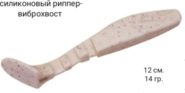 Мягкая приманка FEATHER FF23-06022 1 шт 120 мм розовый зефир с вкраплениями