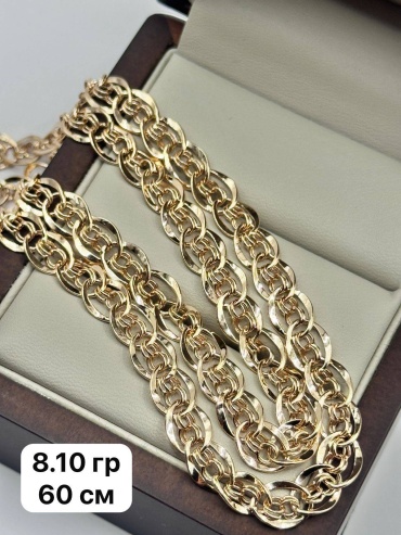 DARI GOLD 277272 длина 60 см, вес 8.1 г золото, плетение панцирное