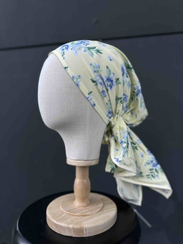 Платок Turban style размер универсальный, зеленый