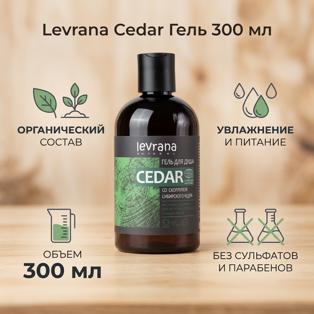 Levrana Cedar гель 300 мл