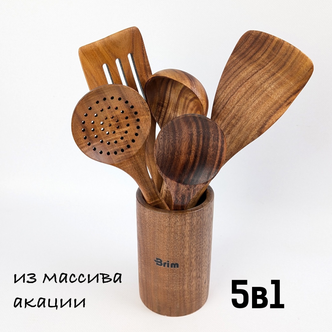 Набор кухонных инструментов Brim дерево, 6 шт
