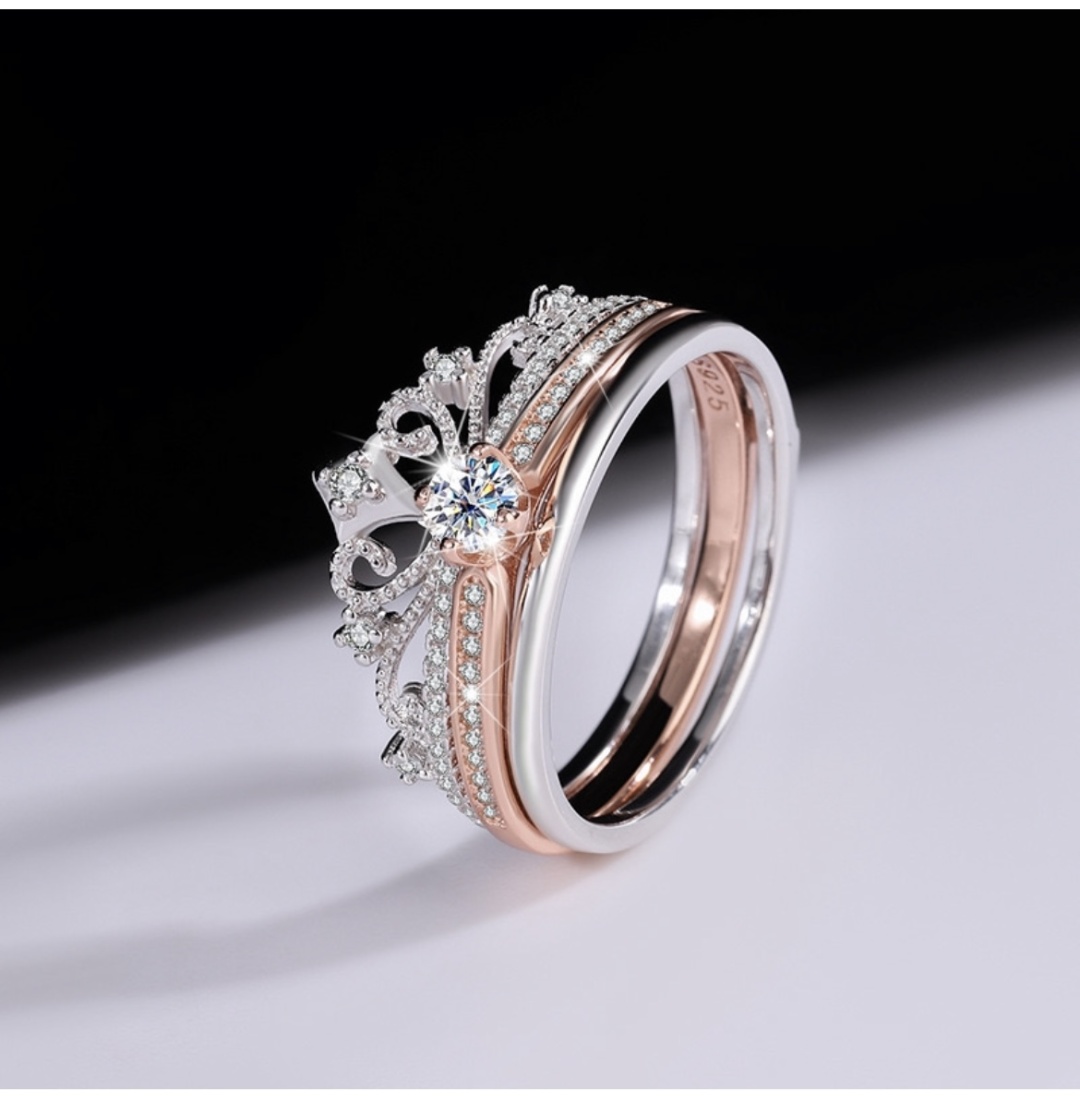 Кольцо 0017 размер 18.5 бижутерный сплав, кристаллы Swarovski
