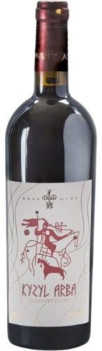 Вино Arba Wine Kyzyl Arba Cabernet Franc Reserve 2015 сухое красное 14% 0.75 л