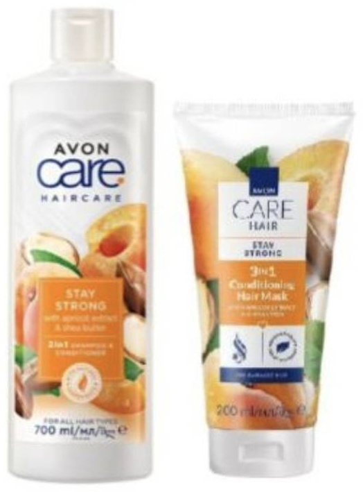Avon CARE "C экстрактом абрикоса и маслом Ши" набор по уходу за волосами для женщин