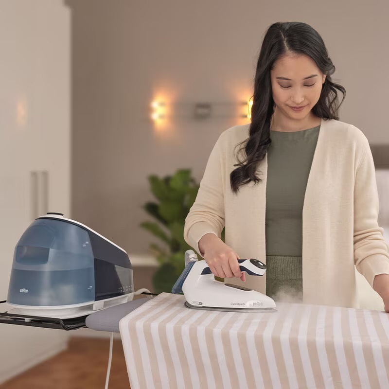 Парогенератор Braun CareStyle 5 IS5245BL белый, синий — фото 10