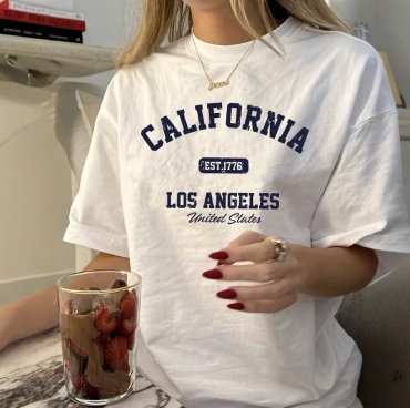 Футболка AZHARA CALIFORNIA EST.1776 LOS ANGELES United States белый