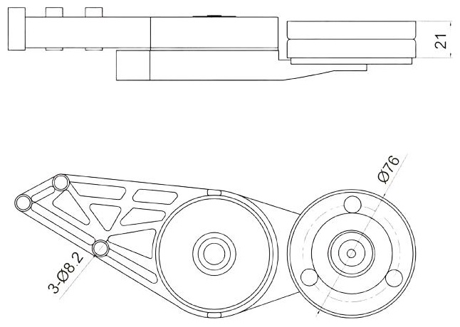 LYNXauto натяжной механизм PT3002