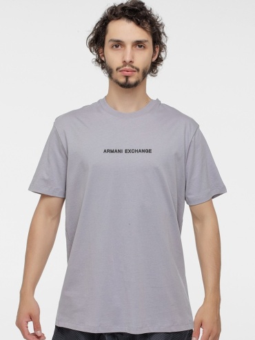 Футболка Armani Exchange фиолетовый