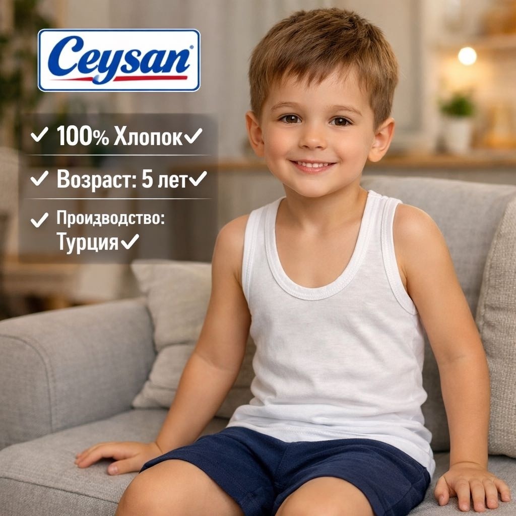 Майка Ceysan белый