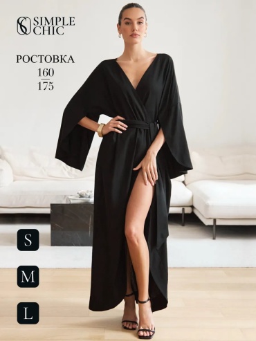 Платье simple chic черный