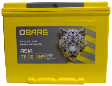 BARS 85D26 Asia 75 Ач обратная